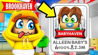 Ik Vond Een Baby Brookhaven Server! (Roblox)