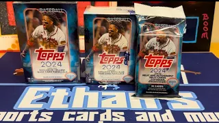 GOLD ROOKIE!! RETAIL REVIEW OF THE NEW 2024 TOPPS SERIES 1!! BLASTER VS HANGER!