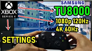 Samsung TU8000 with Xbox Series X: Does support HDMI 2.1? - 1080p 120Hz / 4K 60Hz