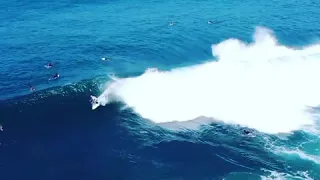 Kelly slater taking a deep barrel lakey peak sumbawa October 13 2020