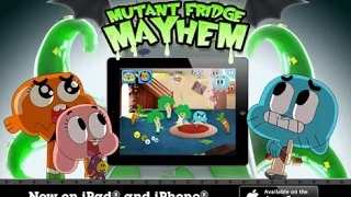Mutant Fridge Mayhem Gumball - Cartoon Network GamePlay Trailer