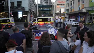 Man stabs 6 people to death in Sydney shopping center before fatally shot