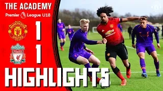 U18 Highlights | Manchester United 1-1 Liverpool | The Academy