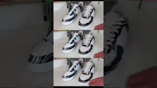 Nike Air Force one Hydro dipping #shorts_video #custom #hydrodipped hydrod