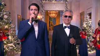 ANDREA BOCELLI & MATTEO BOCELLI L'esibizione alla Casa Bianca per il Presidente Joe Biden