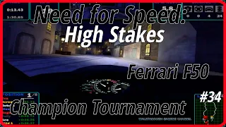 [1920x1080 PC] Need For Speed High Stakes (1999) #34 ✓ Champion Tournament ✓ Ferrari F50