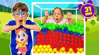 Maria Clara Cube Challenge e outras histórias engraçadas para crianças com o bebê JP e amigos