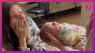 Woman Cries When Best Friend Hands Her Newborn Named After Her