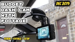 REALLY BUDGET DASH CAM Review (with footage)