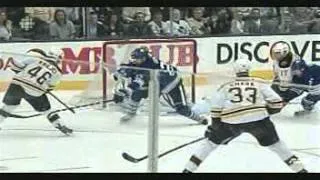 David Krejci Hat Trick winning goal in O.T Vs Toronto Maple Leafs 05/08/13