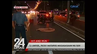 12-anyos, patay matapos masagasaan ng SUV