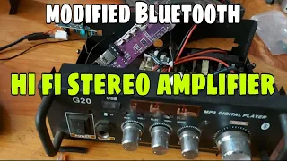 Hi Fi Stereo Amplifier Modified Bluetooth