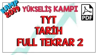 TYT Tarih Full Tekrar 2 | Kamp2019 #yükselişkampı