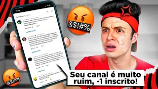 VIREI HATER DE MIM MESMO PRA VER A REAÇÃO DOS MEUS INSCRITOS!