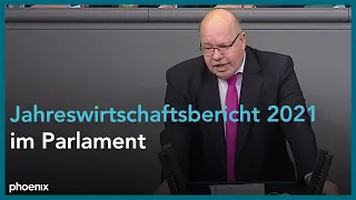 Jahreswirtschaftsbericht 2021 im Bundestag am 28.01.21