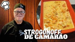 Como fazer o MELHOR strogonoff de camarão! | Chef Zeca ensina!