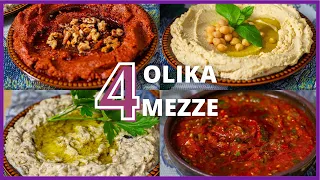 4 olika mezze med Zeina Mourtada