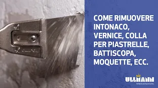 Come rimuovere intonaco, colla per piastrelle, battiscopa, moquette e materiali simili