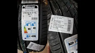 Отзыв о резине Gislaved Ultra Speed 2 245/45 R17 99Y XL FR в сочетании с MERCEDES w211