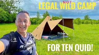 The best value wild camping spot ever? | One Tigris tent | Winnerwell Firepit #winnerwell #onetigris