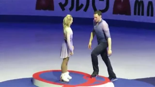 Aljona Savchenko and Bruno Massot Winning Gold - Milano 2018