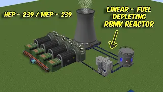 FAST DEPLETING RBMK Reactor for HEP-239 || Linear Fuel Depleting Reactor Tutorial - Plutonium 239