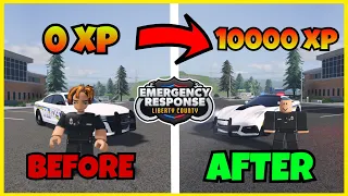 The BEST WAY to FARM XP as a POLICE in ERLC 2023! (Emergency Response: Liberty County)