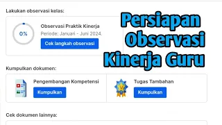 Jangan Salah ! Ini yang harus disiapkan Sebelum Observasi di Kelas Kinerja PMM