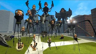 ALL SKIBIDI TOILETS 73 VS TITANS + MULTIVERSE AND FANMADE CHARACTERS in Garry's Mod! (part 4)