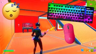 Fortnite Keyboard ASMR Chill 😴 3v3v3v3 Go Goated🐐 Zone Wars Gameplay 🏆