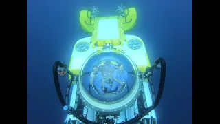 Diving to 300 Metres in a Deep Sea Submersible off the Cocos Island in Costa Rica 7th Dec 2021.