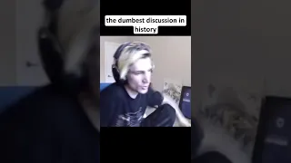 xQc has the dumbest discussion in history #shorts