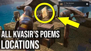 God of War Ragnarok - The Librarian Trophy (All Books Locations) (All Kvasir's Poems Collectibles)