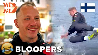 Solberg's Lake Jump & Jonne's New Moustache - Bloopers & Funny Moments from WRC Rally Finland 2023
