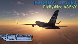 MSFS 2020 | SUNRISE Alaska Departure | A32NX