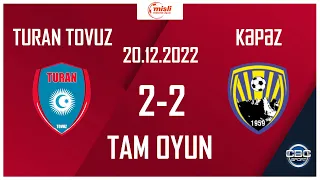 Turan Tovuz 2:2 Kəpəz | Azərbaycan kuboku, 1/4 final, cavab oyunu | TAM OYUN