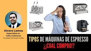 Tipos de Máquinas de Espresso ¿¡Cuál Compro?!