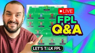 FPL DRAFT DISCUSSION | LIVE Q&A | Fantasy Premier League Tips 2023/24