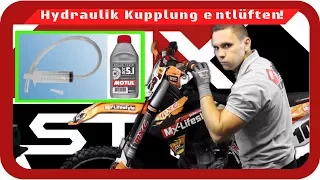 MX Tutorial - Hydraulik Kupplung am Motocross Bike entlüften & DOT5.1 wechseln!