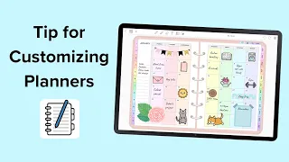 Tip for customizing your planner | Penly app tutorial