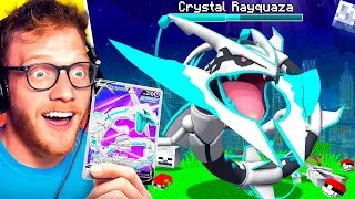 Opening CRYSTAL POKEMON PACKS To Get GOD POKEMON In MINECRAFT