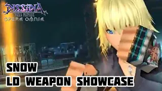 【DFFOO】Snow LD Weapon Showcase