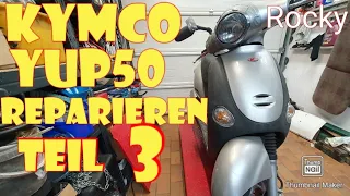 YUP50 Kymco TEIL 3 / Roller Reparieren  / Scooter springt nicht an