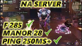 Lifeafter F285 With 250ms+ ping and Manor 28! Leggo Clear on NA Server!