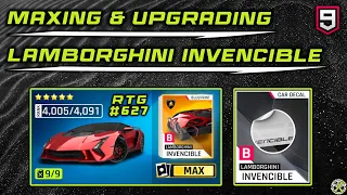 Asphalt 9 | Maxing & Upgrading the Lamborghini Invencible | RTG #627