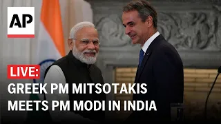 LIVE: Greek PM Kyriakos Mitsotakis arrives in India to meet PM Narendra Modi