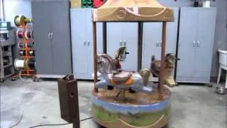 kiddie ride carousel western theme