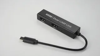 Ezcap314 Dual Cam Link Çift Giriş HDMI 1080P 60Hz Video Capture Kartı 2 Giriş 1 Çıkış Kayıt Cihazı