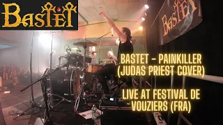 Alessandro Cupici - Bastet - Painkiller (Judas Priest cover) Drum cam - Live at Festival de Vouziers