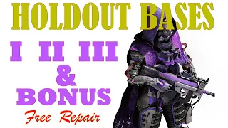 War Commander -Event Holdout- Bases 1,2,3, & Bonus Free Repair